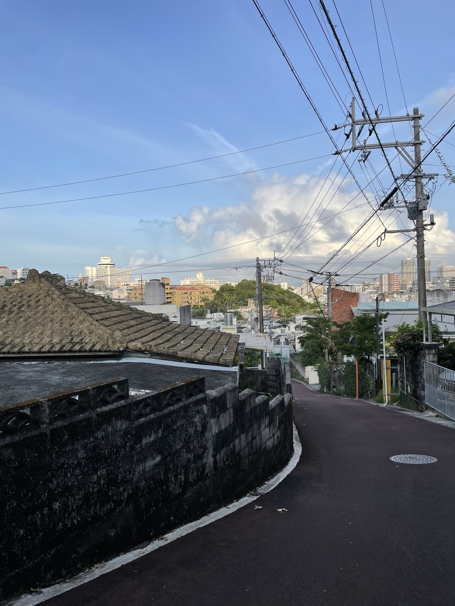 坂の上からの眺め