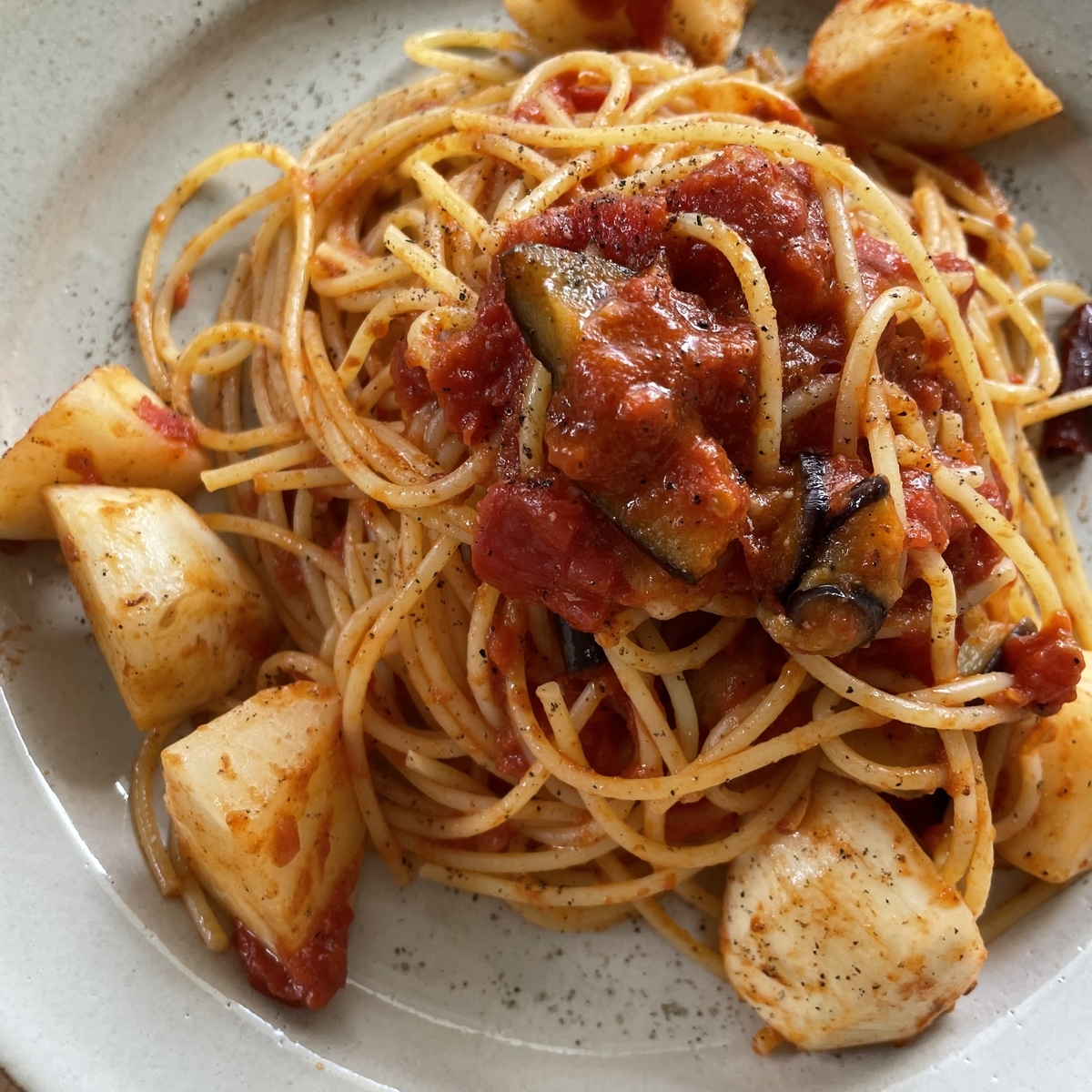 トマトパスタ